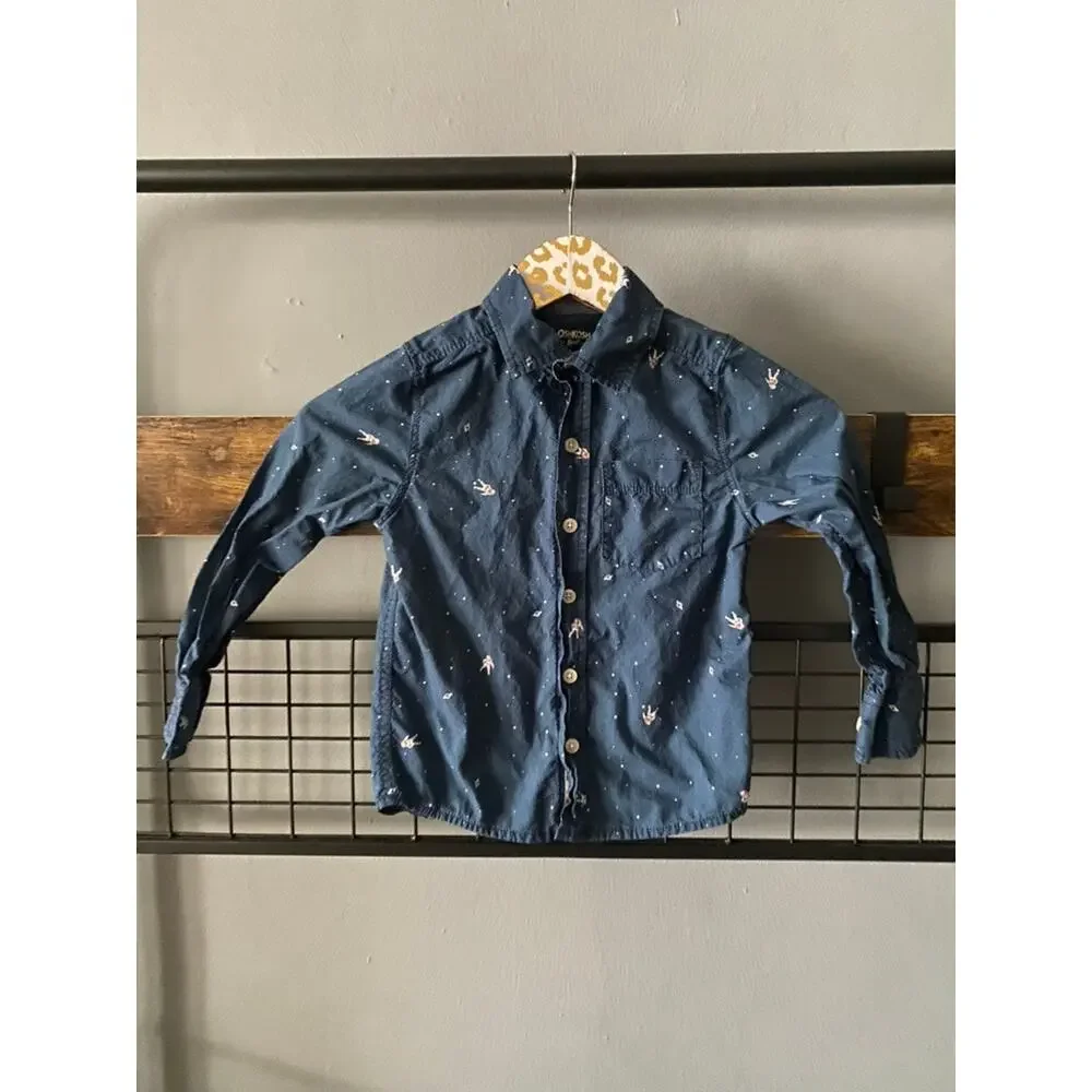 OshKosh Boys Astronaut Button Down | 5